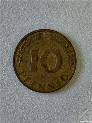 Moneda 10 PFENNIG - 1950 G - Germania - KM 108 (278)