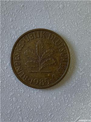 Moneda 10 PFENNIG - 1985 F - Germania - KM 108 (283) - imagine 2