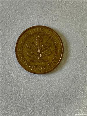 Moneda 10 PFENNIG - 1991 D - Germania - KM 108 (286) - imagine 2