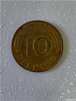 Moneda 10 PFENNIG - 1991 F - Germania - KM 108 (288)