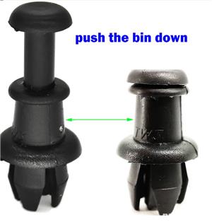 Clips fixare polita portbagaj SEAT, VW, SKODA, Audi  - imagine 3