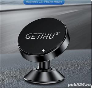 Suport auto Getihu cu magnet pentru telefoane si tablete Negru