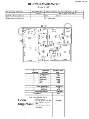 Apartament 3 camere decomandat, zona CENTRAL - imagine 9