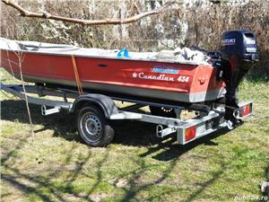 Vand barca aluminiu + motor Suzuki + peridoc - imagine 8