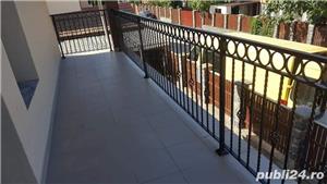Balustradă metalică cu elemente din fier forjat pentru terase si balcoane
