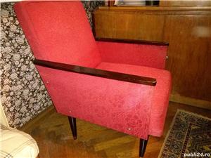 Fotolii tapitate cu cotiere furnir