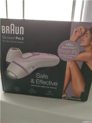 Vând Epilator IPL BRAUN Silk-epil Expert Pro 3 PL3132, 300.000 pulsatii, mov- EPLPL3132
