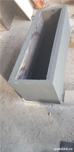 Jardiniere din beton 100x35x35cm - imagine 5