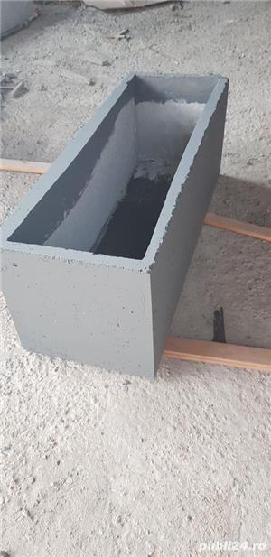 Jardiniere din beton 100x35x35cm - imagine 7
