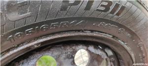 Vând 4 cauciucuri de vara Petlas si jantele aferente 500 lei - imagine 3