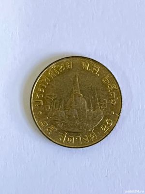 Moneda 25 SATANG - 1993 - Thailanda - (386) - imagine 2