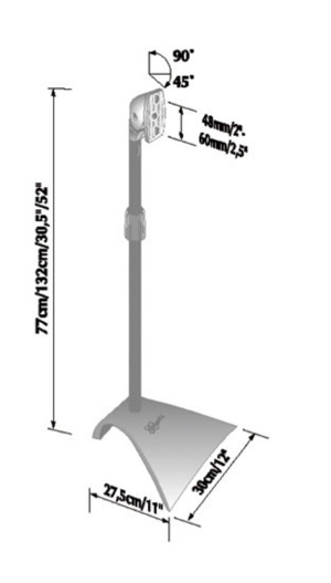 Standuri, Suporți Boxe VOGEL'S - imagine 7