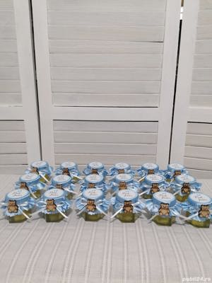 Marturii botez borcanele miere cu ursulet