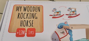 Vand Balansoar Cal din lemn Multicolor, Copii peste 1 AN, Pret 199 Lei, NOU - imagine 4