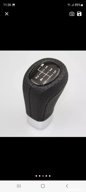 Nuca(buton),maneta schimbator Bmw piele perforata,universal