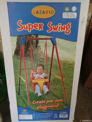 Vand Hinta Balansoar Leagan cu cadru Metalic pentru copii, NOU Pret 299 Lei