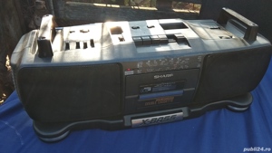 Dublu radio casetofon Sharp - imagine 3