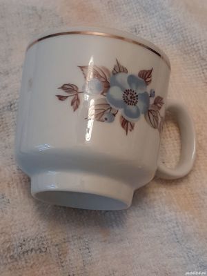 Serviciu cafea portelan 4 persoane made în Bulgaria  - imagine 3