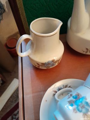 Serviciu cafea portelan 4 persoane made în Bulgaria  - imagine 7