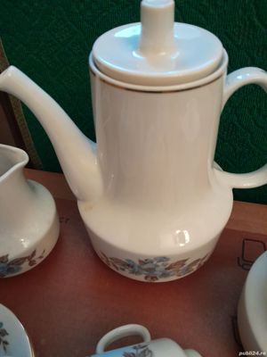 Serviciu cafea portelan 4 persoane made în Bulgaria  - imagine 5