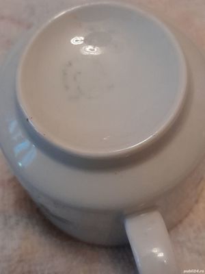 Serviciu cafea portelan 4 persoane made în Bulgaria  - imagine 4