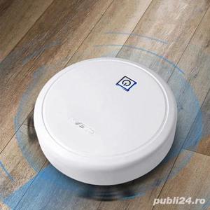 Aspirator robot pentru podea, 1 l, Autonomie 120 min, Acumulator 1200 mAH,Incarcare USB,nou.         - imagine 5
