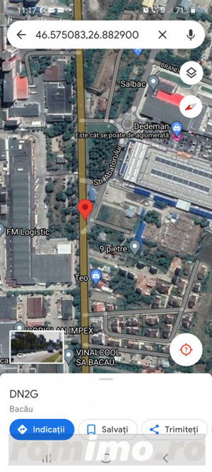 Teren Calea Moinești - Parc Auto - Publicitate Stradala - imagine 3 Teren Calea Moinești - Parc Auto - Publicitate Stradala - imagine 3