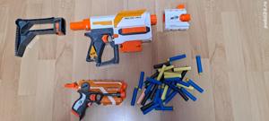 Nerf Modulus Recon MKII plus Nerf Firestrike Elite