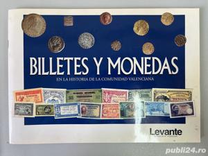 Album Bancnote replica - moneda - Spania - Valencia - 1997 - revista Levante