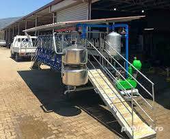 Sala de muls capre oi instalatie muls masina muls capre 16 posturi sala mobila muls oi aparat muls
