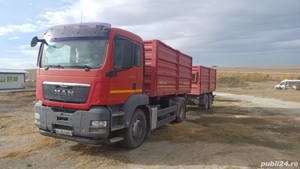 Camion MAN TGS 18.400+ semiremorca (tandem) BASCULARE TRILATERAL - imagine 2
