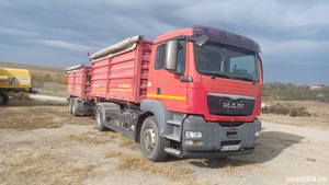 Camion MAN TGS 18.400+ semiremorca (tandem) BASCULARE TRILATERAL - imagine 6