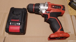 Masina de gaurit  Einhell TE-CD 18 2 Li + acumulator Li-Ion, 18 V, 4 Ah + incarcator - imagine 3