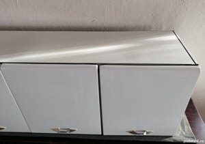 Dulapioare vechi de bucatarie, metalice, stil Mid Century/Corpuri suspendate