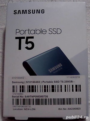 4 x SSD extern Samsung T5 250gb