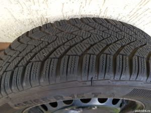 jante cu anvelope originale VW Golf 5 Golf 6 Golf 7 VW Touran VW Caddy 195/65/R15 M+S 5x112 DOT 2019