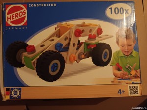 HEROS Set Constructor 100 piese masina (6 modele)