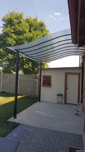 Copertina structura metalica cu policarbonat