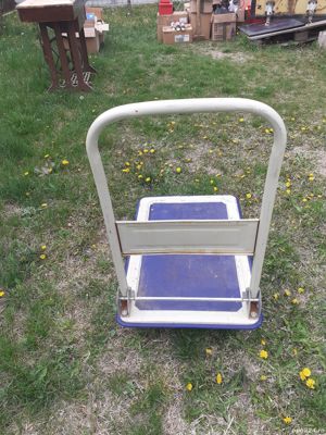 Carucior de mana pliabil cu platforma max. 150 kg - imagine 4