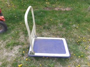 Carucior de mana pliabil cu platforma max. 150 kg - imagine 2