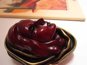 cadou rar Madonna Maria arta de colectie Achatit original Schirmer '60 Germania