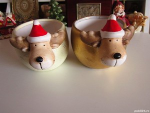 cadou Craciun 2 recipiente dragalase Germania'90 pastrate noi-cadou inedit