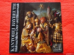 vinil Craciun Cor si instrumente de suflat M.Praetorius,Clemens non Papa