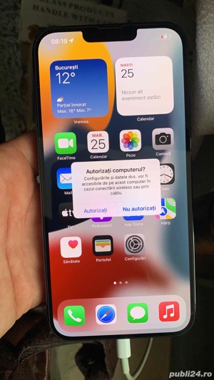 Display iPhone 13 simplu, original din dezmembrare, montaj pe loc