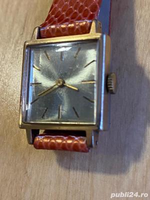 Ceas Luch Dama Mecanic rusesc aurit - imagine 7