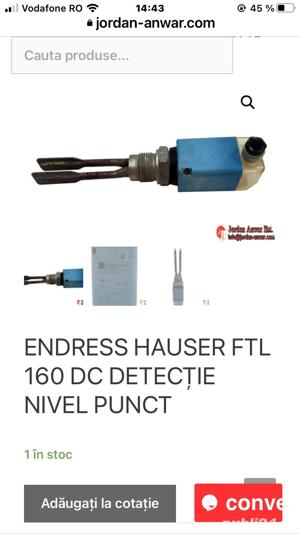 FTL 160 DC PNP limitator Endress Hauser - imagine 2
