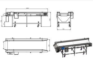Masina de spalat fructe si legume + masa de sortare - imagine 4