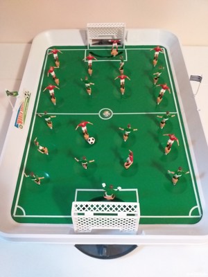 tabla joc fotbal de masa foosball pe arcuri - imagine 1