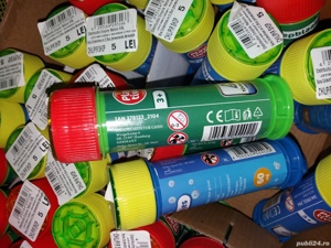 Aparat flacon sticla baloane sapun 60 ml cadou copii Craciun Pret 3 lei. 4 buc 10 lei. Livrare grati