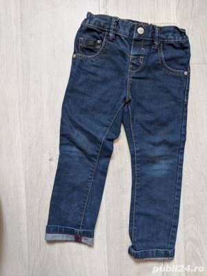 Set  bluza si pantaloni denim Next baieti 2-3 ani, 92-98 cm - imagine 3